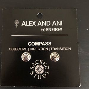 Alex and Ani Compass studs